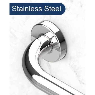 Lasco Shower Grab Handle Bar With Bushings – SBT 1.250-16 – Chrome Finish – USA Made