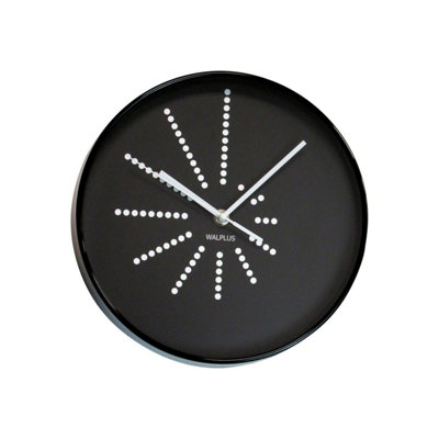 25cm x 25cm Black Minimalistic Dots Design