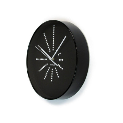 25cm x 25cm Black Minimalistic Dots Design