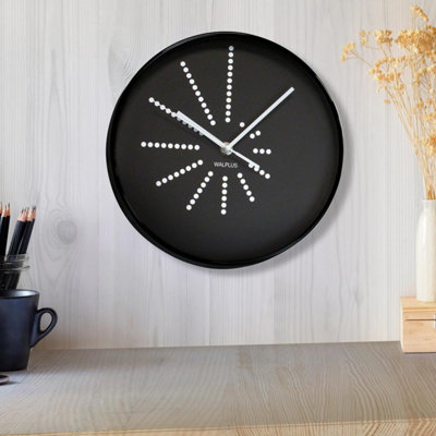 25cm x 25cm Black Minimalistic Dots Design - 3