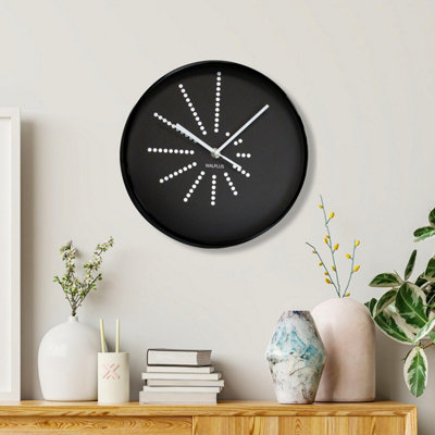 25cm x 25cm Black Minimalistic Dots Design - 5