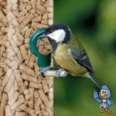 25kg BusyBeaks Mealworm Suet Pellets - High Quality Feed Wild Garden Bird Food