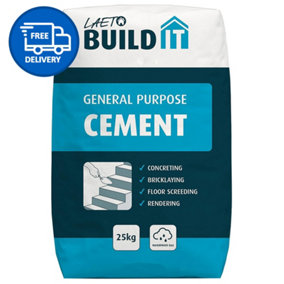 25kg General Purpose Cement by Laeto Build It - FREE DELIVERY INCLUDED