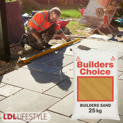 25kg Premium Builders Building Sand - For Brick Laying Paving Pointing ...
