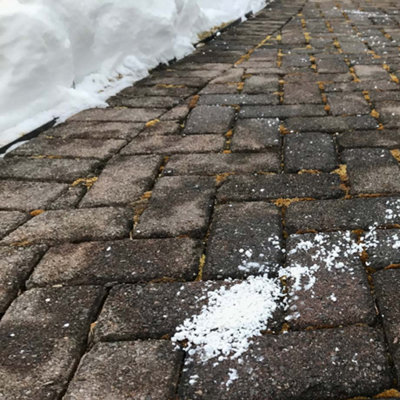 25KG PREMIUM QUALITY WHITE ROCK SALT DEICING FOR SNOW AND ICE FROST MELT - 8