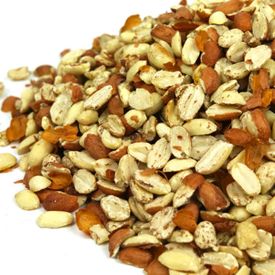 25kg SQUAWK Split Peanuts - Wild Bird Premium Grade Garden Birds Fresh Food Mixture