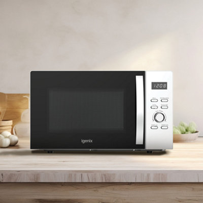 25L 850W Digital Combi Microwave White W/ Air Fry Function