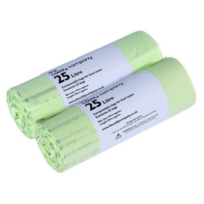 25L Caddy Company Compostable Kerbside Caddy Liners - 2 Rolls