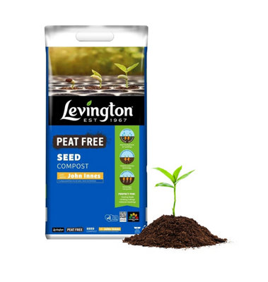 25L John Innes Seed Compost Peat Free Levington High Phosphate Seed Potting Soil