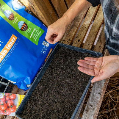25L John Innes Seed Compost Peat Free Levington High Phosphate Seed Potting Soil - 5
