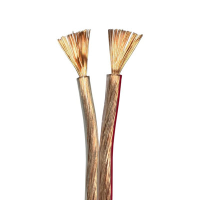 25m (82 ft) + 8x Banana Plugs - Quality Speaker Cable 1.5mm 16 AWG Wire Reel Drum Amp HiFi Loud CCA Strands