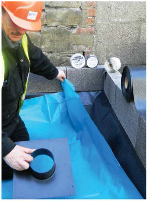 25m x 4m DPM 300MU Damp Proof membrane Polythene Sheet 1200 guage Visqueen