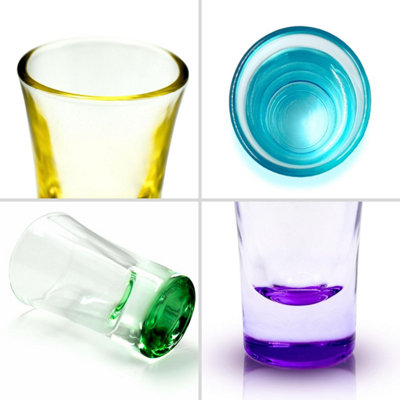 8oz acrylic wine glass Teardrop 8oz Rainbow Acrylic Wine Glasses | Stemware