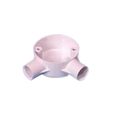 25mm Angle BOX WHITE PVC CONDUIT