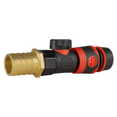 25mm Brass Hose Tail with 3/4