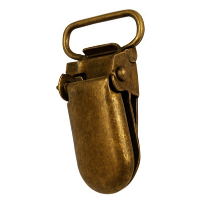 25mm Bronze Dummy Clips, Durable Buckle & Soother Clip Dummy Hook