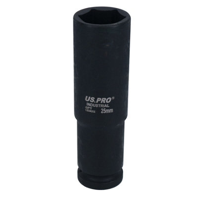 25mm Extra Deep Long Metric MM Impact Socket 1/2