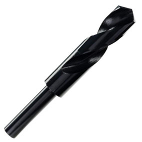 25mm HSS Blacksmith Drill Bit - 1/2" Reduced Shank Drill for Aluminium, Steel, Wood, Plastic, Non-Ferrous Etc.