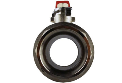 25mm MDPE compression water pipe fitting- full flow metal lever valve- universal hose connector - 4