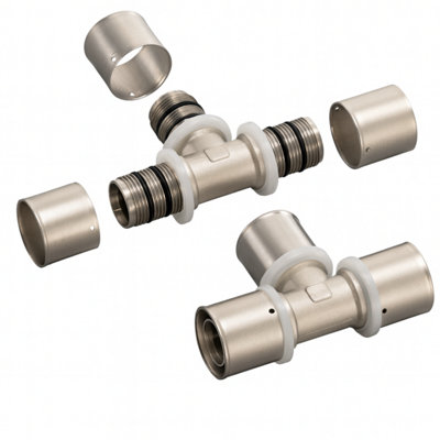 25mm Press Fitting Equal Tee - MLCP Pipe Tee Connector - Heating ...