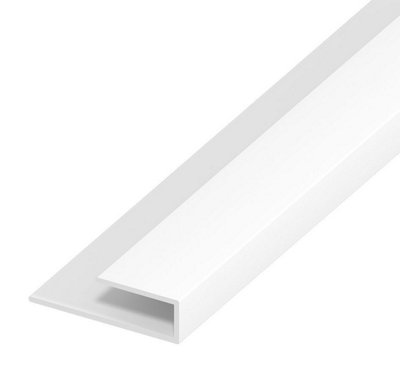 25mm Soffit Board Clip in White - 5m