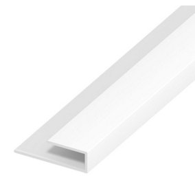 25mm Soffit Board Clip in White - 5m