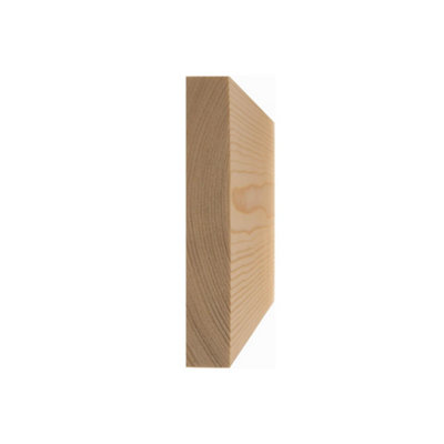 25mm (T) x 125mm (W) Redwood Planed All Round (Finish 20x120mm ...