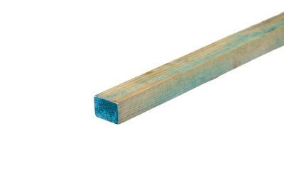 25mm x 38mm BS5534 Graded Sawn Treated Roofing Batten (1.5" x 1") 4.8m - Pack of 10