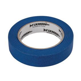 25mm x 50m UV Resistant Blue Masking Tape Residue Free Adhesive Decorating/Paint