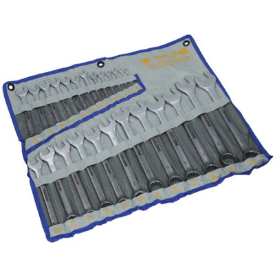 25pc Combination Spanner Monkey Ring Open Wrench Set Metric 6mm - 32mm ...