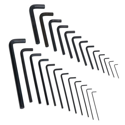 25pc Metric and AF Allen Alan Allan Hexagon Hex Key Set
