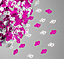 25th Birthday Confetti Pink & Silver 2 pack x 14 grams birthday decoration Foil Metallic 2 pack