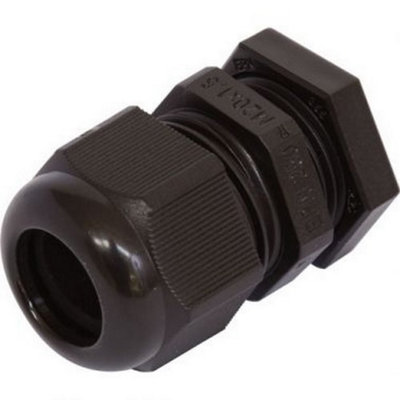 25TRSG - 25mm TRS Gland With Locking Nut (GREY)
