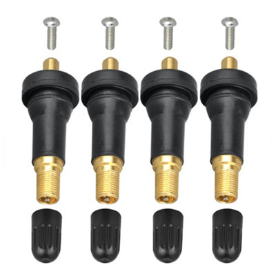 4 Pack TPMS Valve Stem Repair Kit Replacement For Ford Focus Fiesta Renault