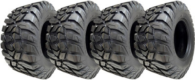 25x10.00-12 ATV 255/65R12 Tyre 8ply WL03 OBOR Antelope 73N Road Legal (Set of 4)