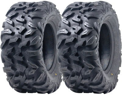 25x10.00R12 ATV Tyre 255/65R12 OBOR Vulture 6ply Road Legal 67J 307kg (Set of 2)