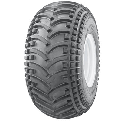 25x12.00-9 P308 Knobby tyre ATV Quad trailer on 4 stud 100mm PCD rim