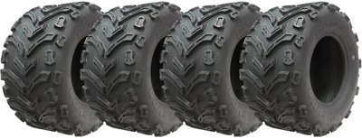 25x12.50-12 ATV Quad Tyres 6ply Wanda E-Marked Road Legal 315/50-12 (Set of 4)