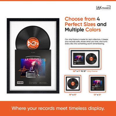 Vinyl Styl Fundas exteriores de registro de 12 pulgadas, solapa