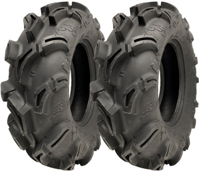 25x8.00-12 (205/80-12) 6ply ATV Tyre WU23 OBOR Scoprio 43J Road Legal (Set of 2)