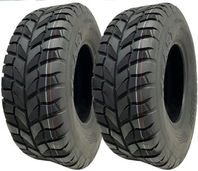 25x8.00-12 (205/80-12) ATV Tyres 6ply WP07 OBOR Beast 47N Road Legal (Set of 2)