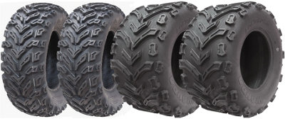 25x8.00-12 & 25x12.50-12 Quad ATV Tyres 6ply Wanda Over Sized (Set of 2 & 2)