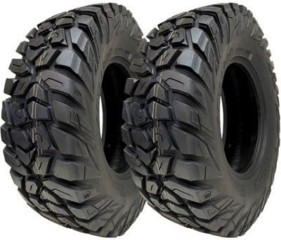 25x8.00-12 ATV 205/80R12 Tyres 8ply WL03 OBOR Antelope 68N Road Legal (Set of 2)