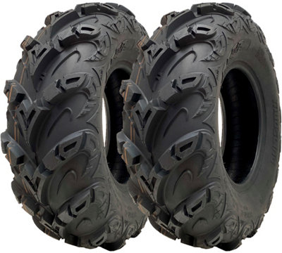 25x8.00-12 ATV Quad Tyre OBOR Mudsling WU05 E-Marked Road Legal 165kg (Set of 2)