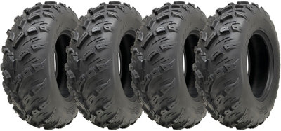 25x8.00-12 ATV Tyres 205/80-12 4ply P3080 OBOR Pinacle 61K Road Legal (Set of 4)