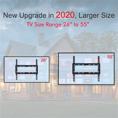 26-55" TV Adjustable Wall Mount Bracket - 5