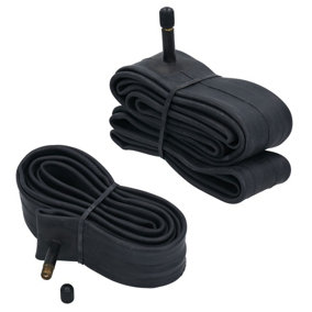 26" Bicycle Bike Cycle Inner Tube Schrader Valve for Tyres 1.75" - 2.125" Wide 2pc