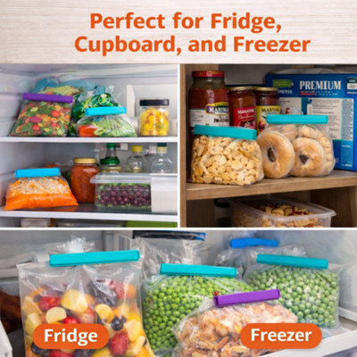 26 Pack Reusable Food Storage Bag Clips Assorted Sizes for Sealing ...