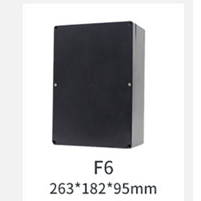 263x182x95mm Waterproof Junction Box ABS Electrical Enclosure Black ...