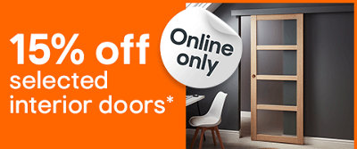 15% off selected interior doors